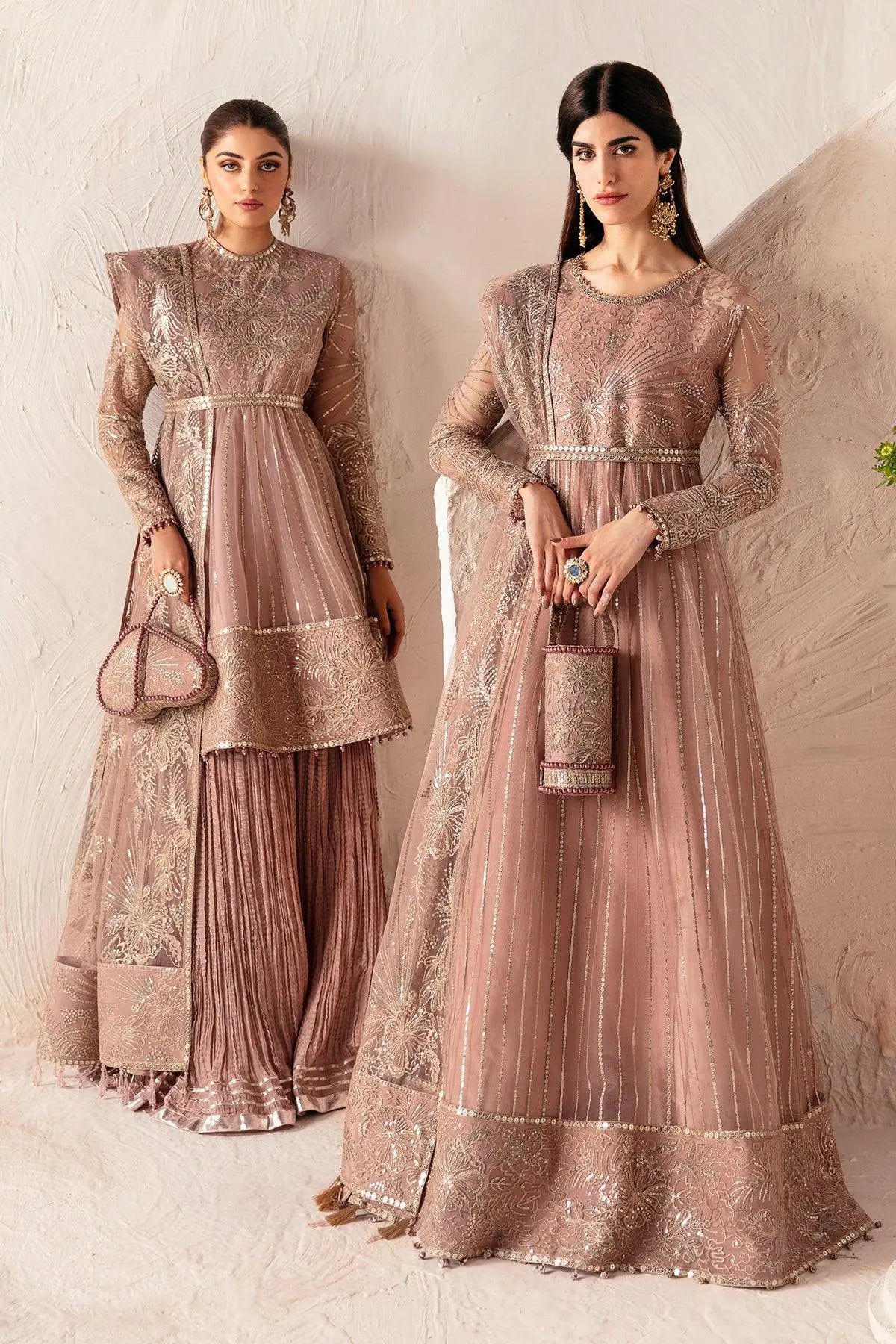 AF-CH-2168-Samara wedding formal. Raw Silk / Net. Available Unstitched.