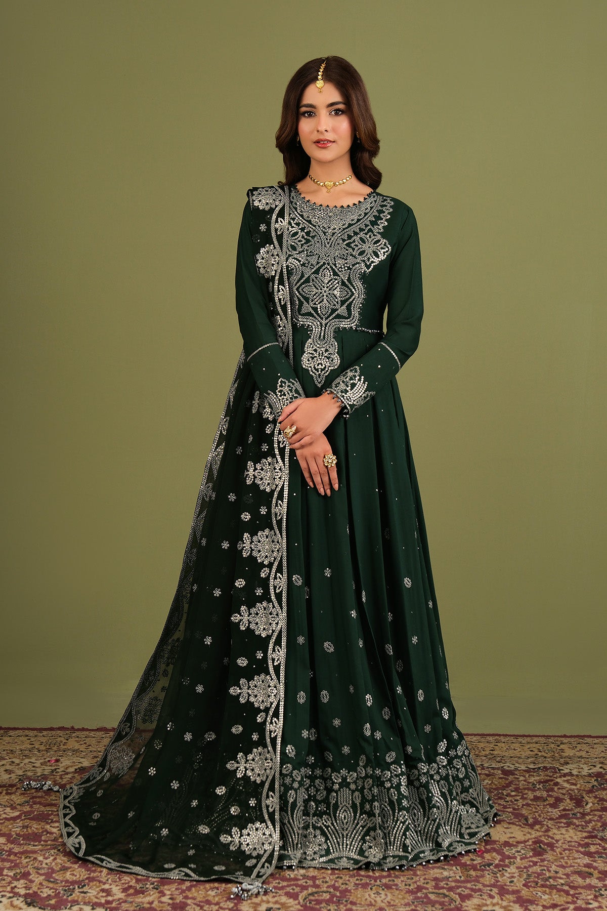 AF-RS-14-Alice semi-formal. Raw Silk / Organza. Available Unstitched.