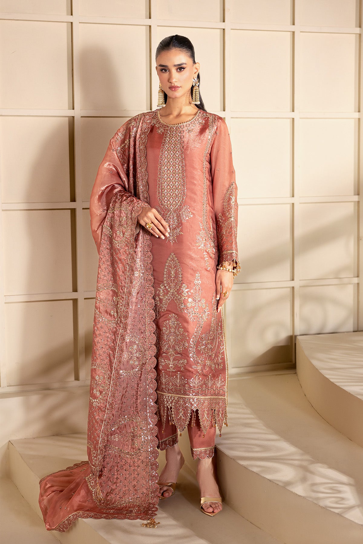 AF-SS-2237-Naia wedding formal. Sheesha Silk / Raw Silk. Available Unstitched.