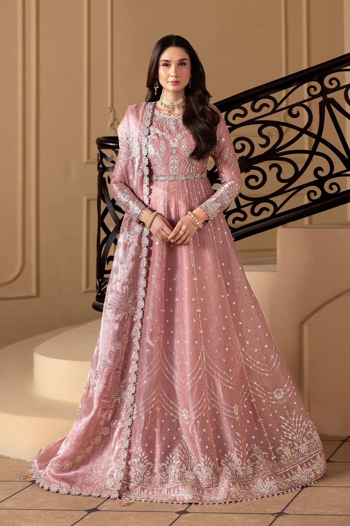 AF-SS-2240-Ninay wedding formal. Sheesha Silk / Raw Silk. Available Unstitched.