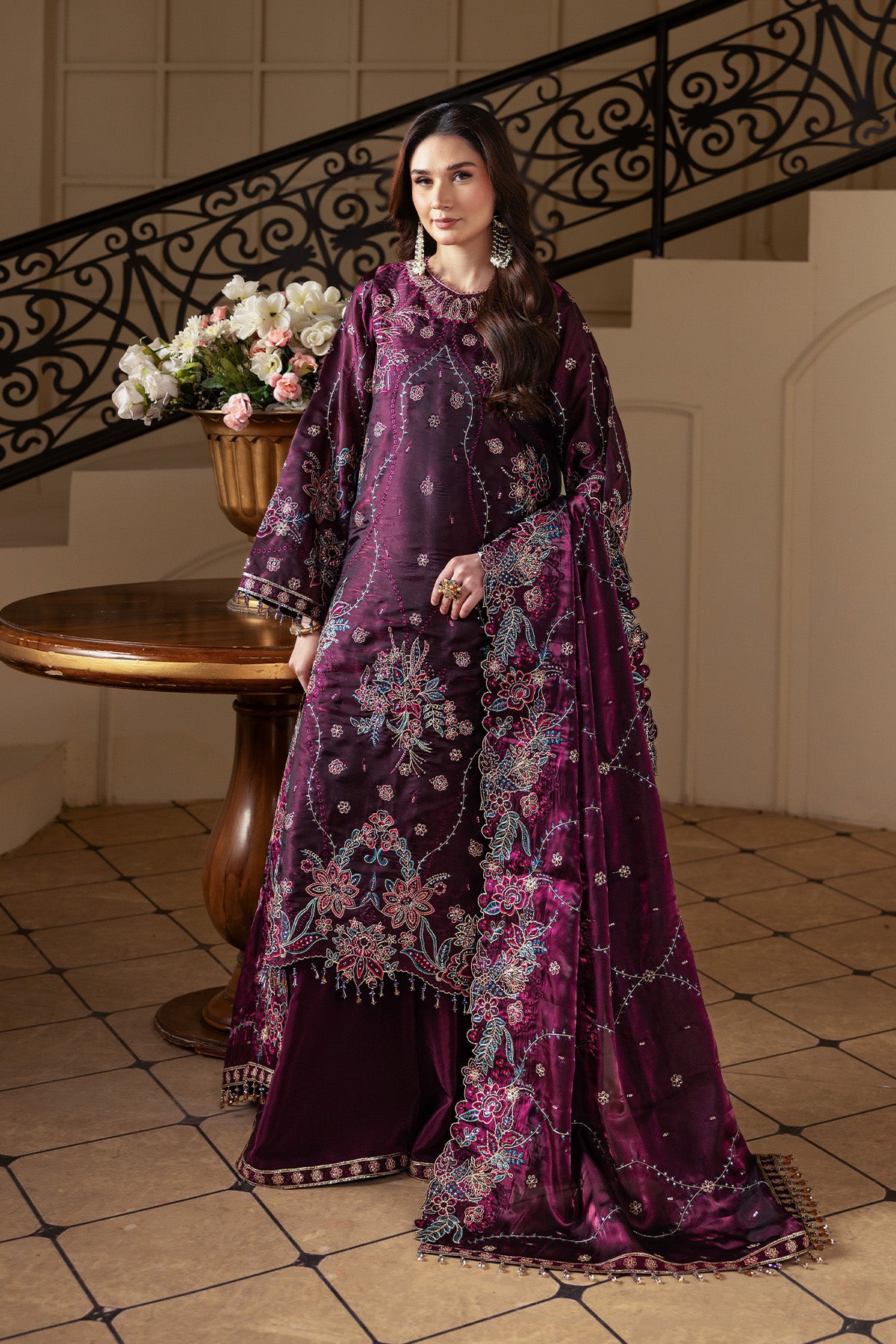 AF-SS-2242-Melisa wedding formal. Sheesha Silk. Available Unstitched.