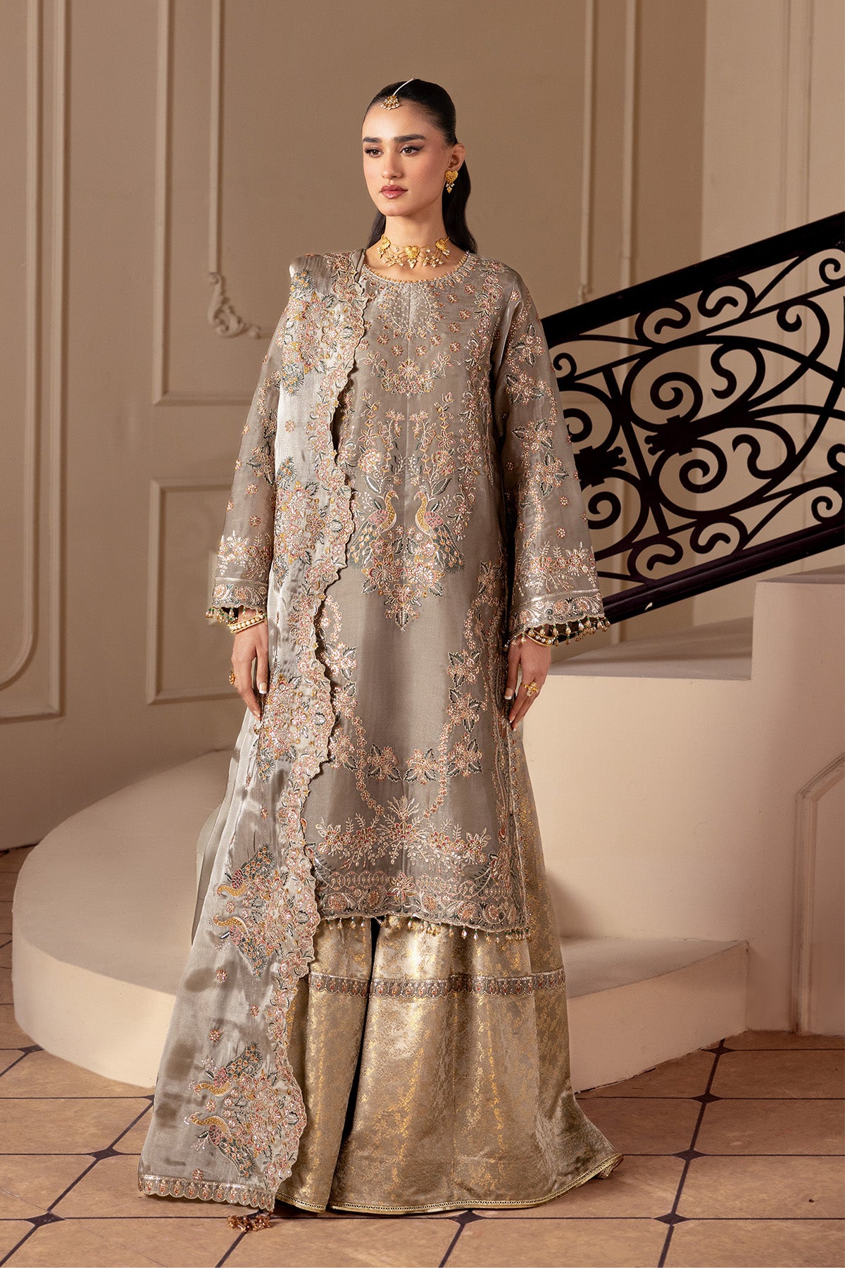 AF-SS-2247-Zoya wedding formal. Sheesha Silk. Available Unstitched.