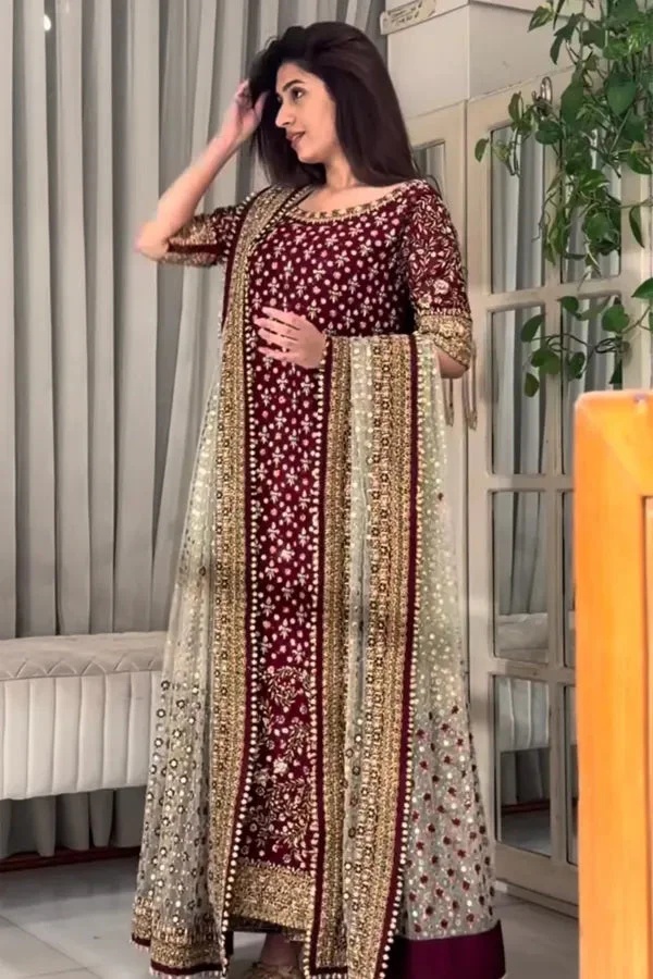 AREESHA I HARIS SHAKEEL clothing with coordinated formal styling.
