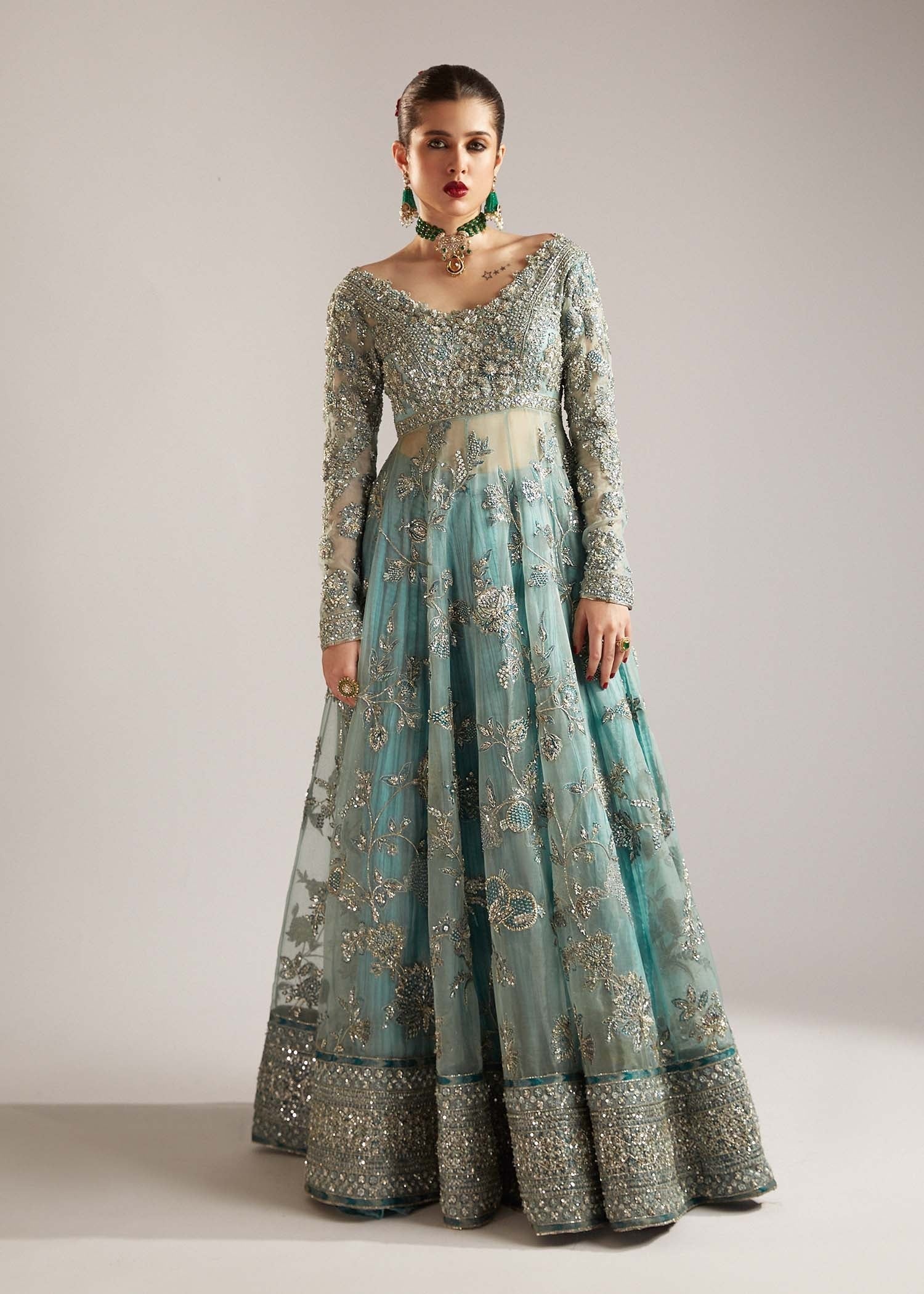 FK ASTRA pakistani fashion outfit with coordinated formal styling.