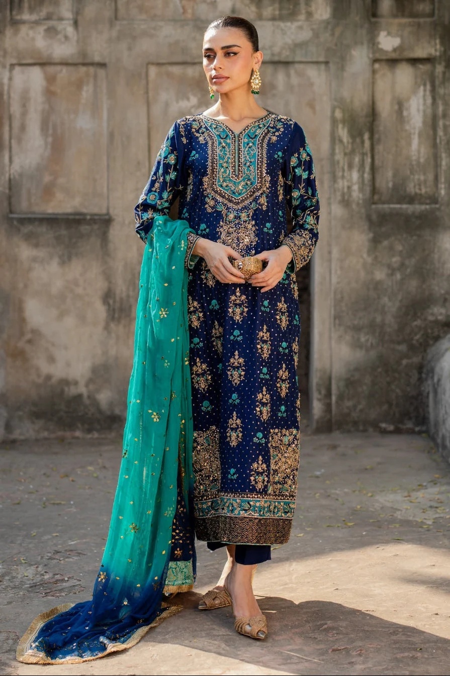 ZOHRA clothing in blue, turquoise tones.
