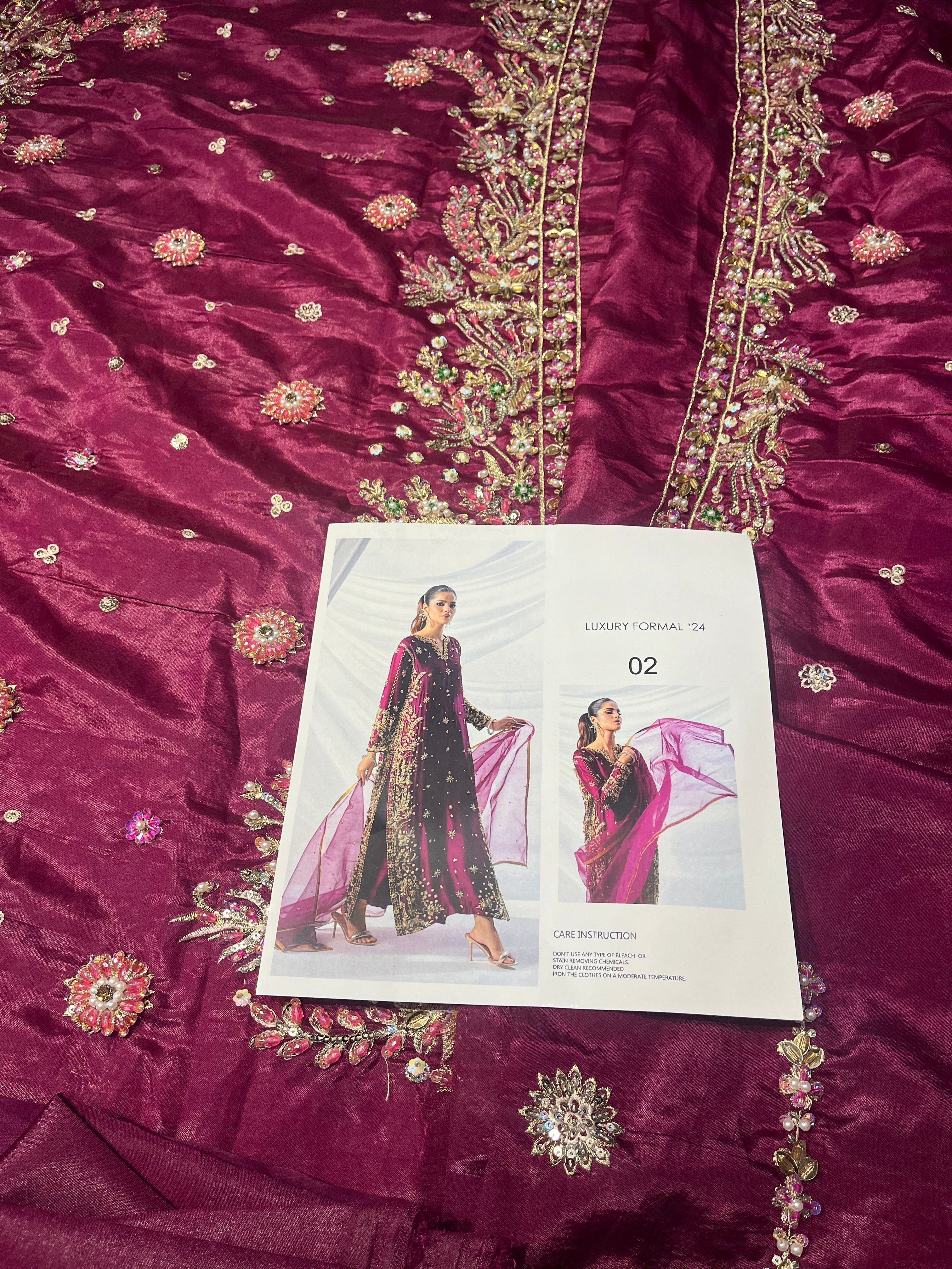 02 pakistani fashion outfit with coordinated formal styling.