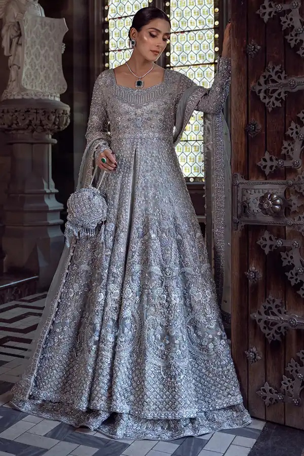 Ayana pakistani fashion outfit with coordinated formal styling.