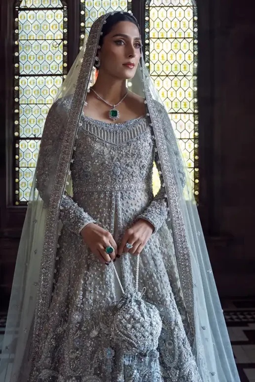 Ayana pakistani fashion outfit with coordinated formal styling.