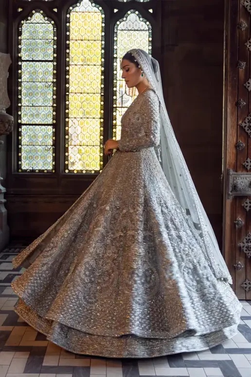 Ayana pakistani fashion outfit with coordinated formal styling.