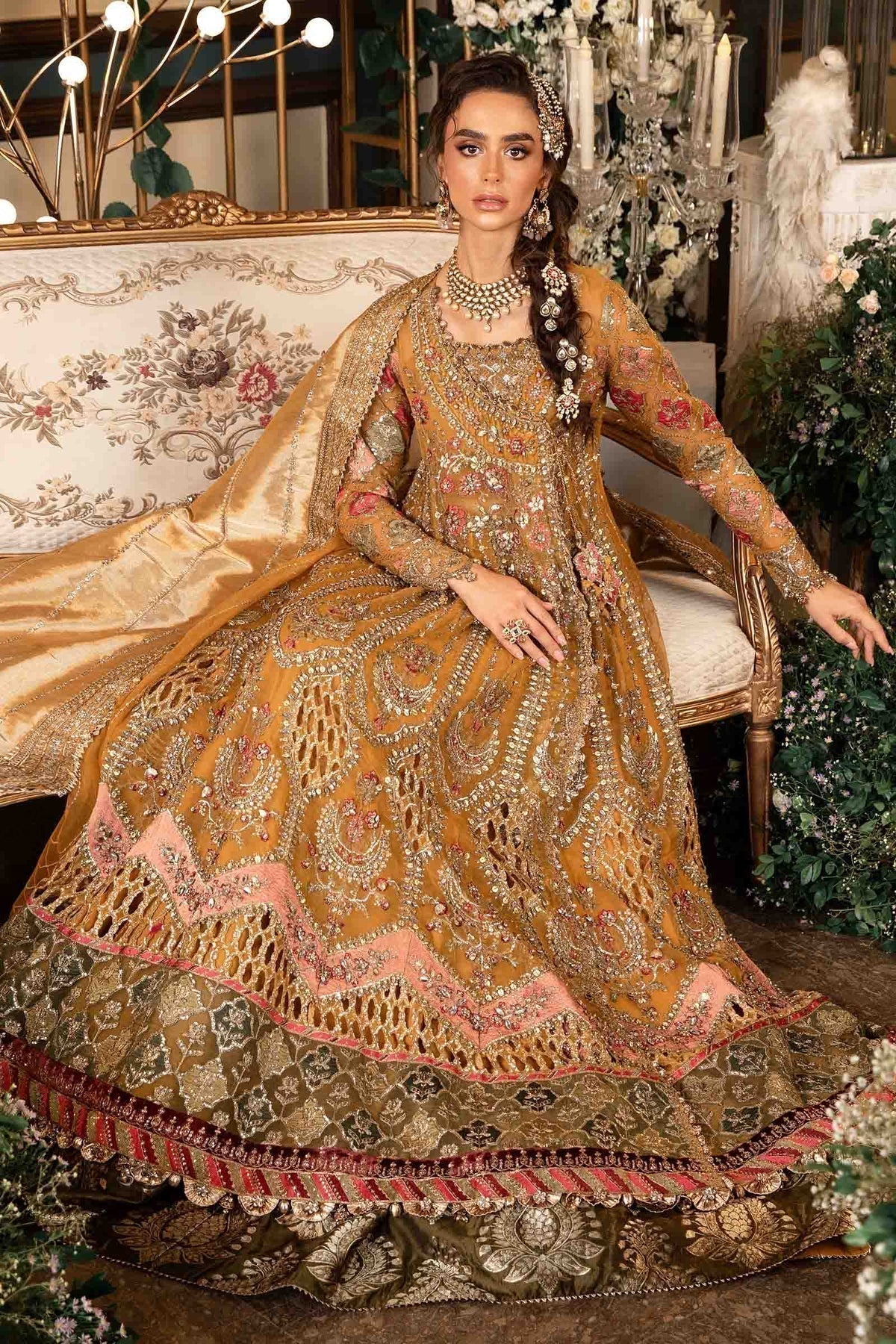 BD-2907 pakistani fashion outfit with coordinated formal styling.