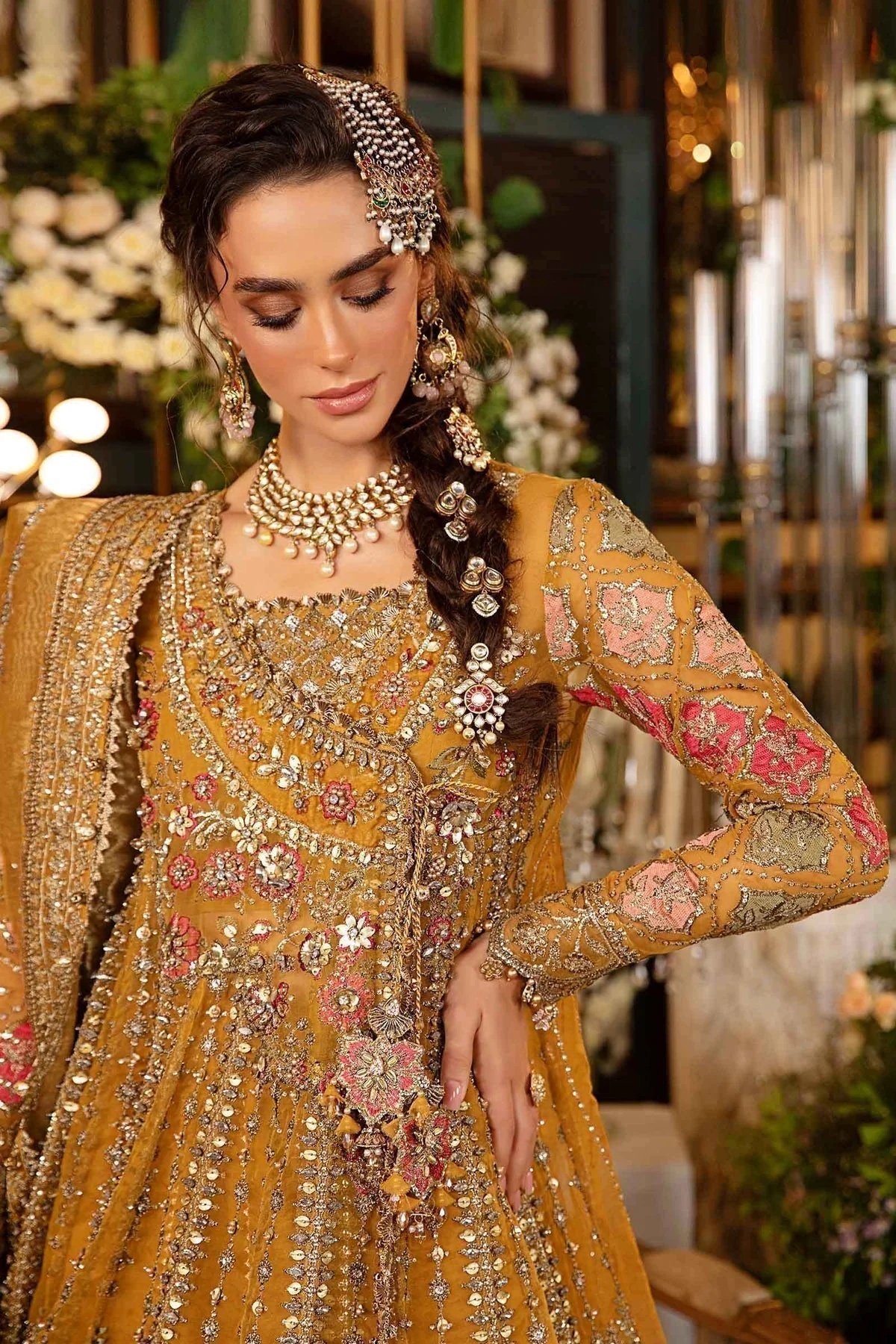 BD-2907 pakistani fashion outfit with coordinated formal styling.