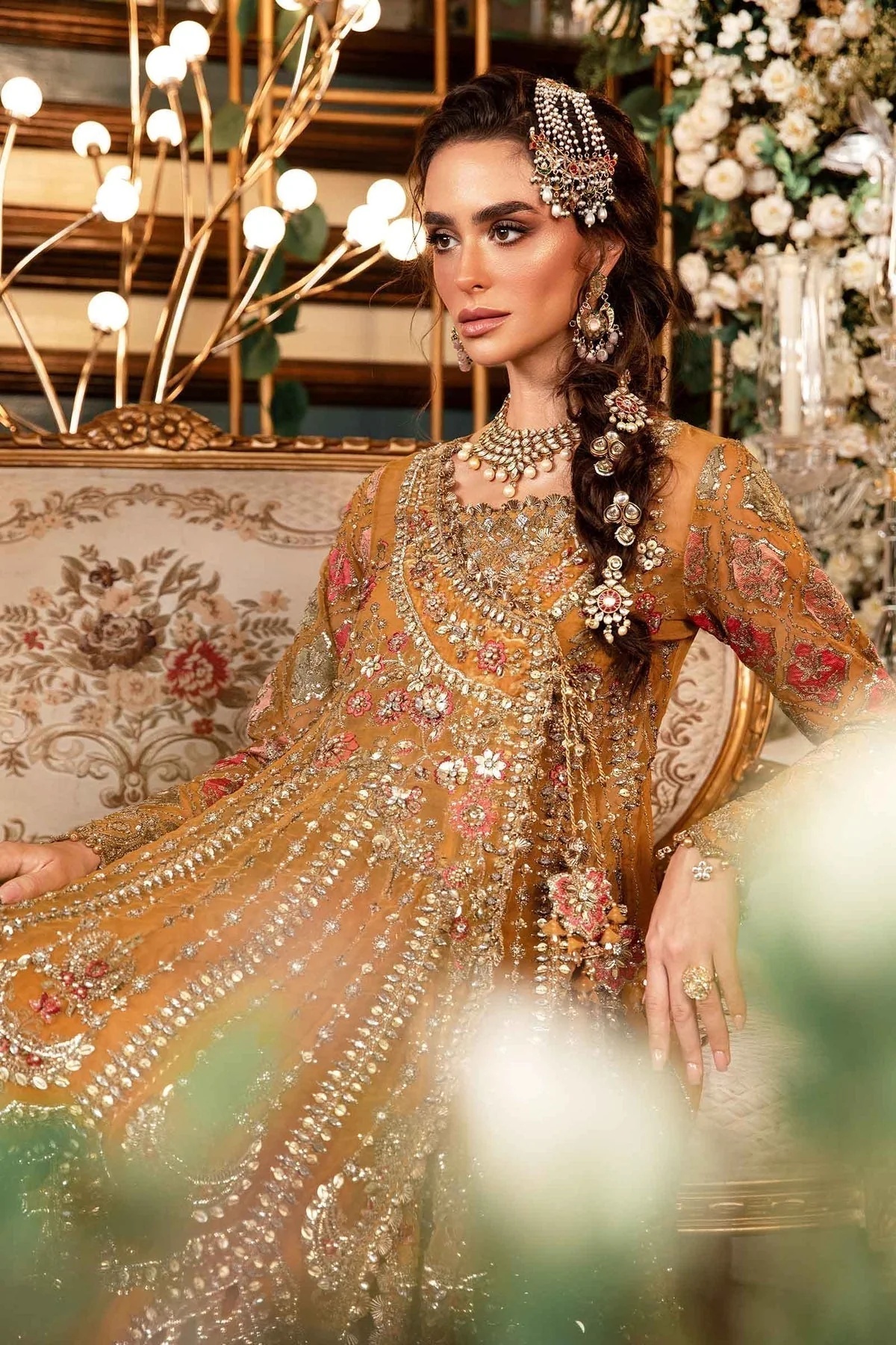 BD-2907 pakistani fashion outfit with coordinated formal styling.