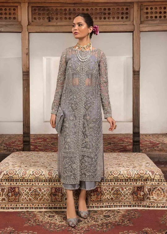 Chandi clothing in grey tones.
