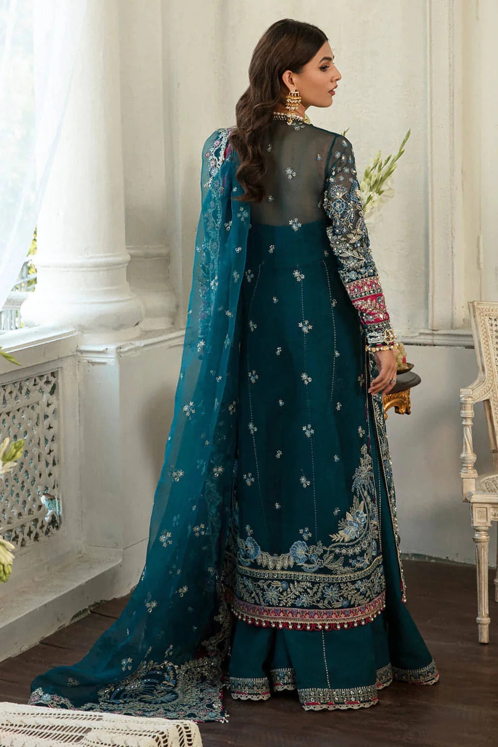 DIANA pakistani fashion outfit with coordinated formal styling.
