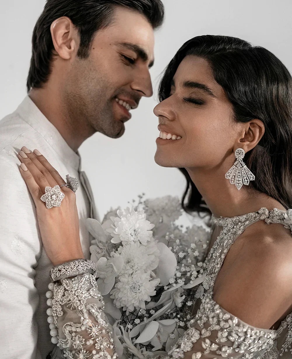 E-52 pakistani fashion outfit with coordinated formal styling.