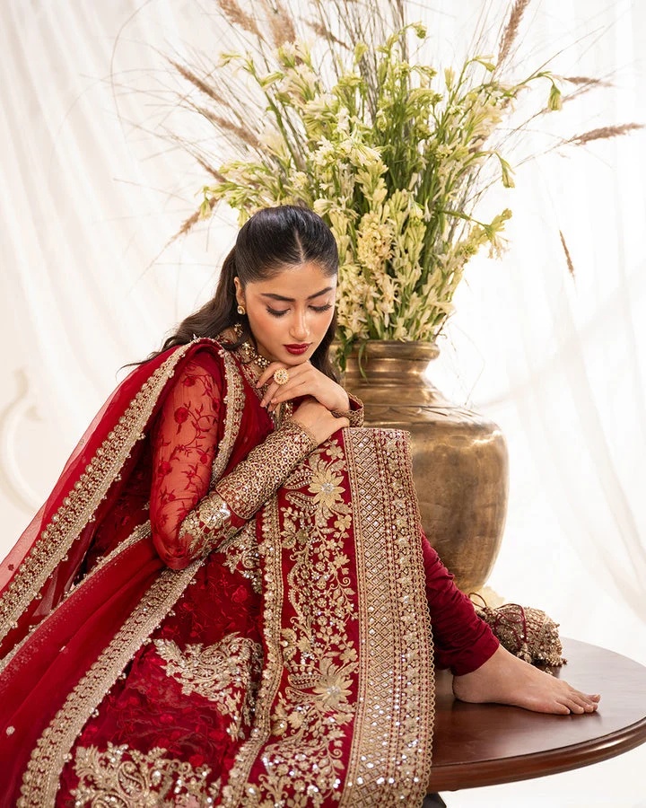 Gul pakistani fashion outfit with coordinated formal styling.