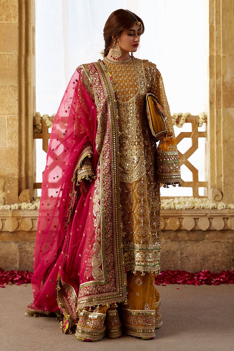 KESARI pakistani fashion outfit with coordinated formal styling.