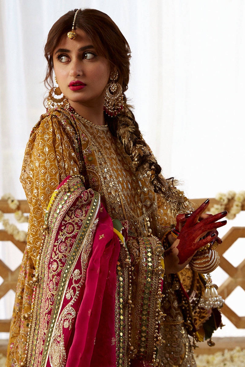 KESARI pakistani fashion outfit with coordinated formal styling.