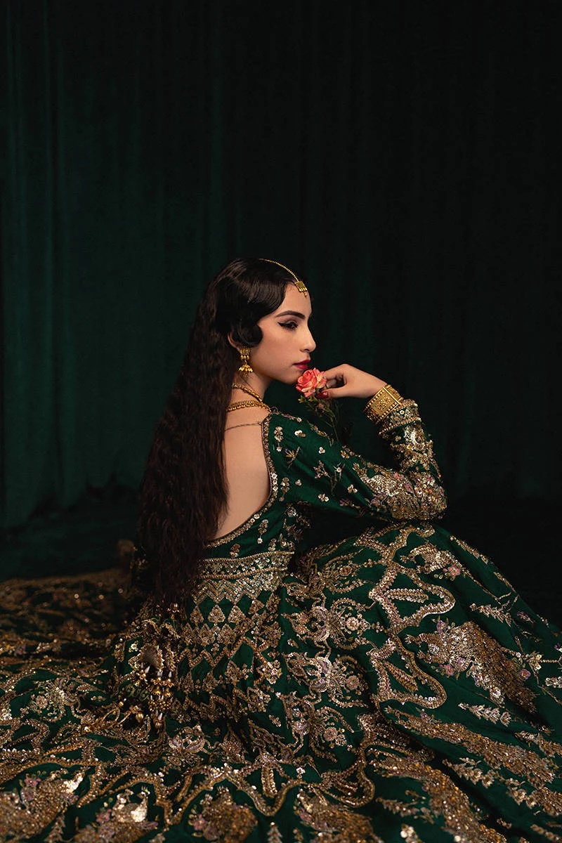 NAZNEEN pakistani fashion outfit with coordinated formal styling.