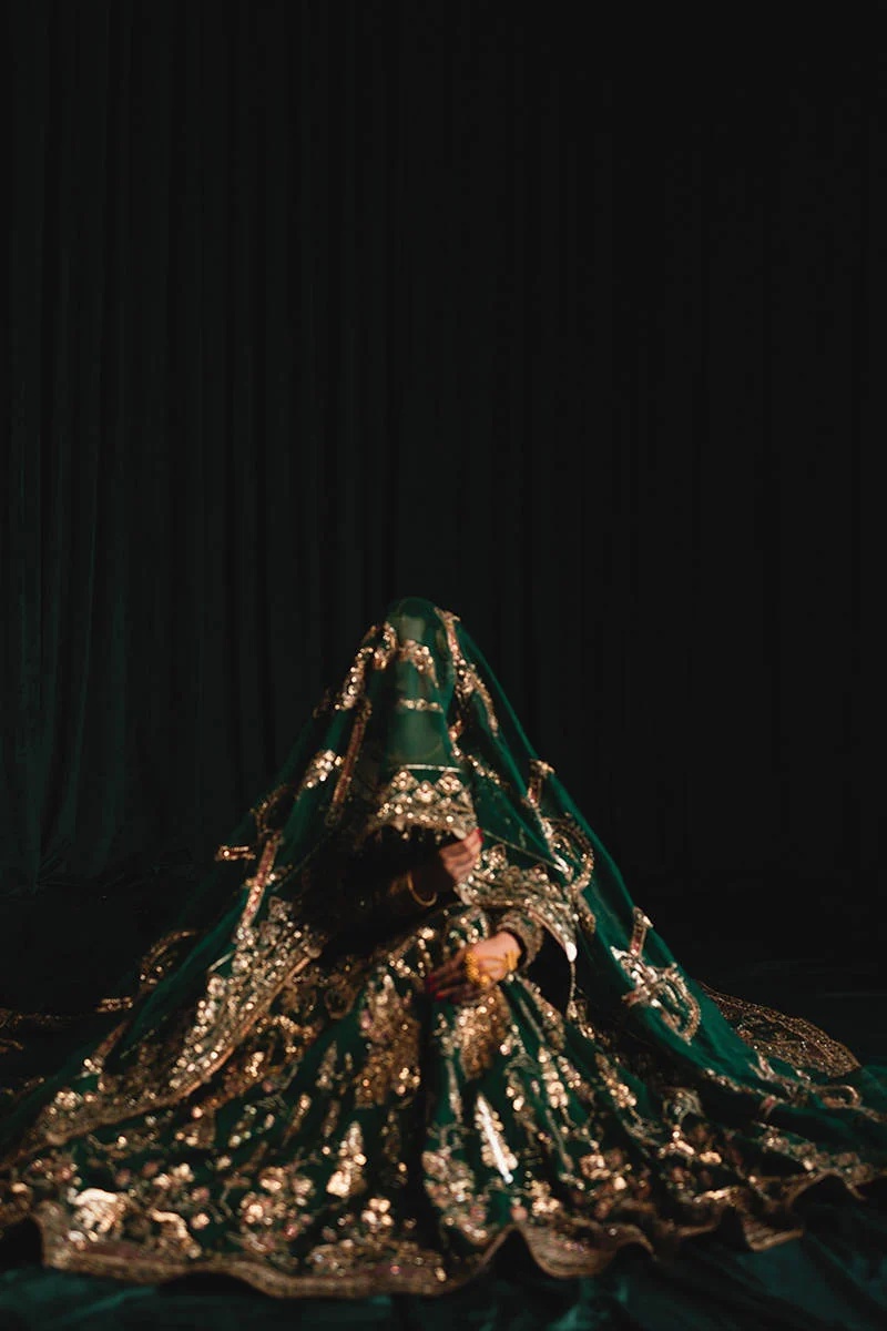 NAZNEEN pakistani fashion outfit with coordinated formal styling.