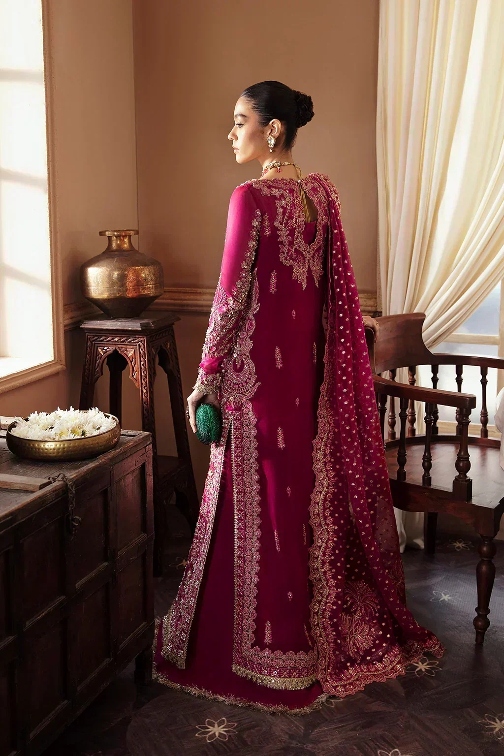 RAIZEL pakistani fashion outfit with coordinated formal styling.