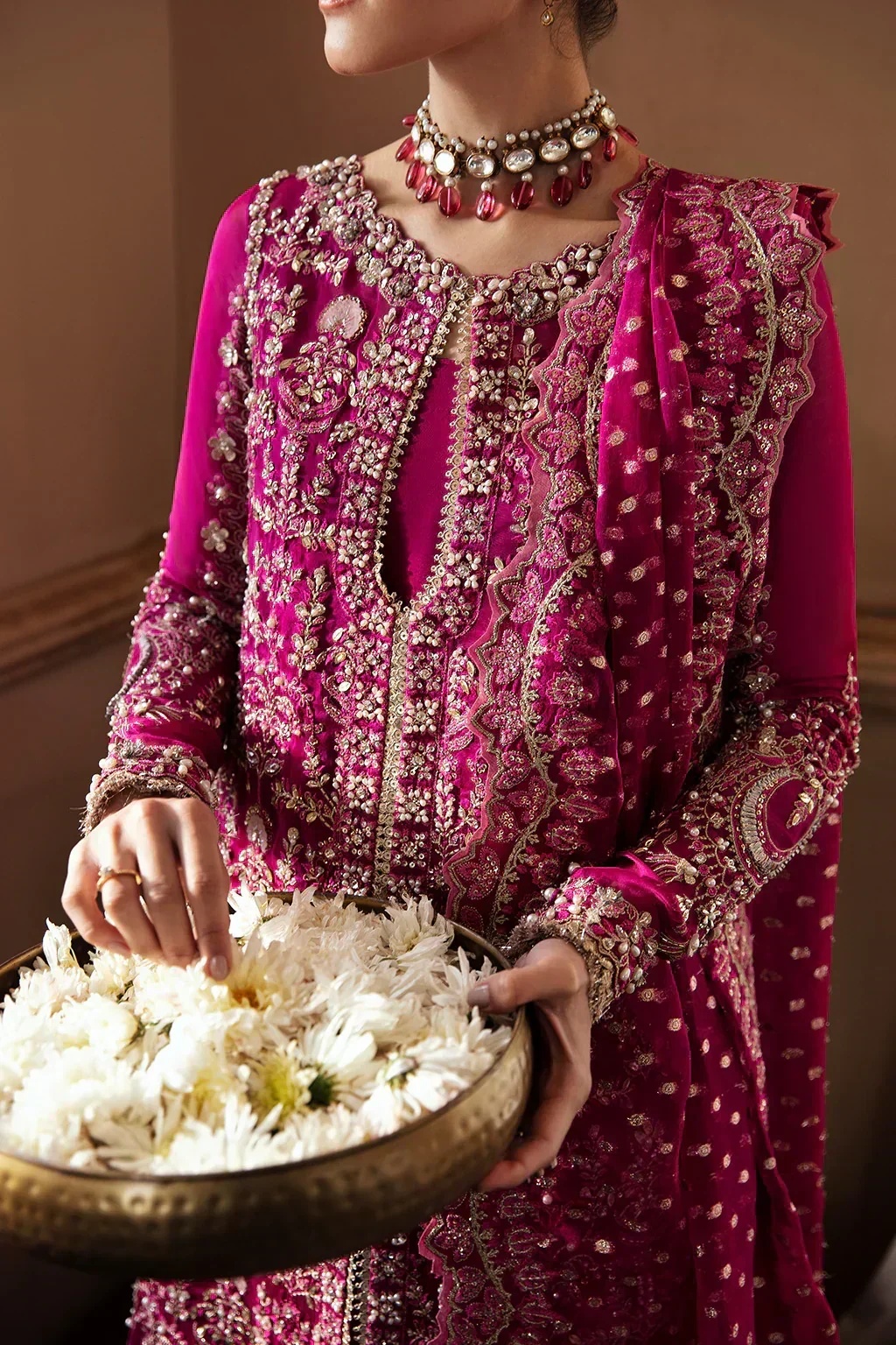 RAIZEL pakistani fashion outfit with coordinated formal styling.