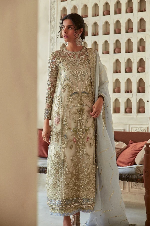 SELENE pakistani fashion outfit with coordinated formal styling.