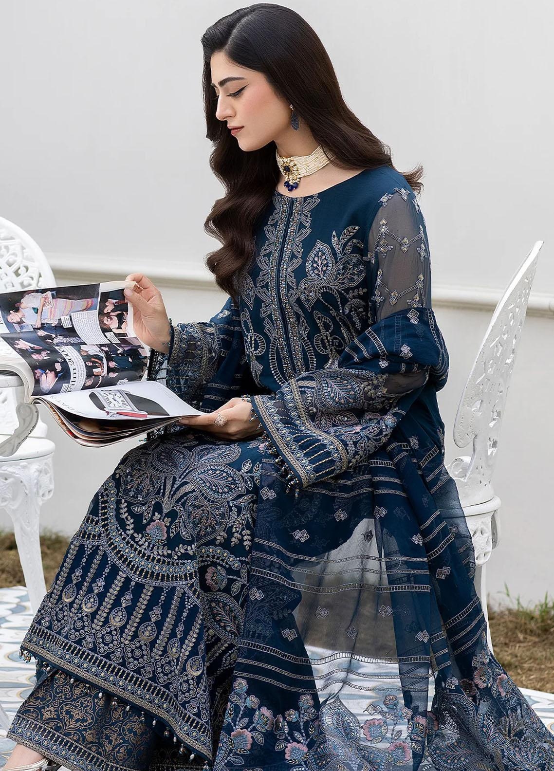 SF-001 pakistani fashion outfit with coordinated formal styling.