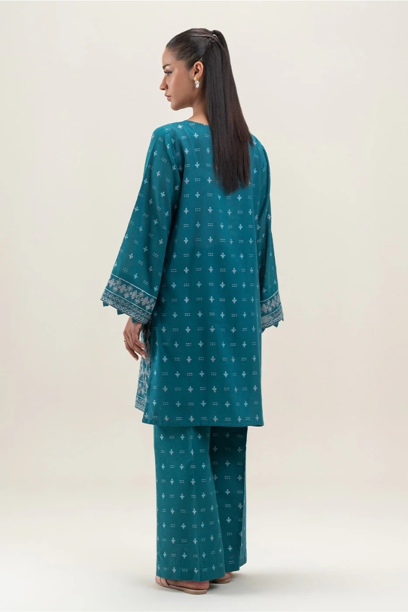 Beechtree Original - 2 Piece Print Lawn Suit-botanical Glow (Stitched)