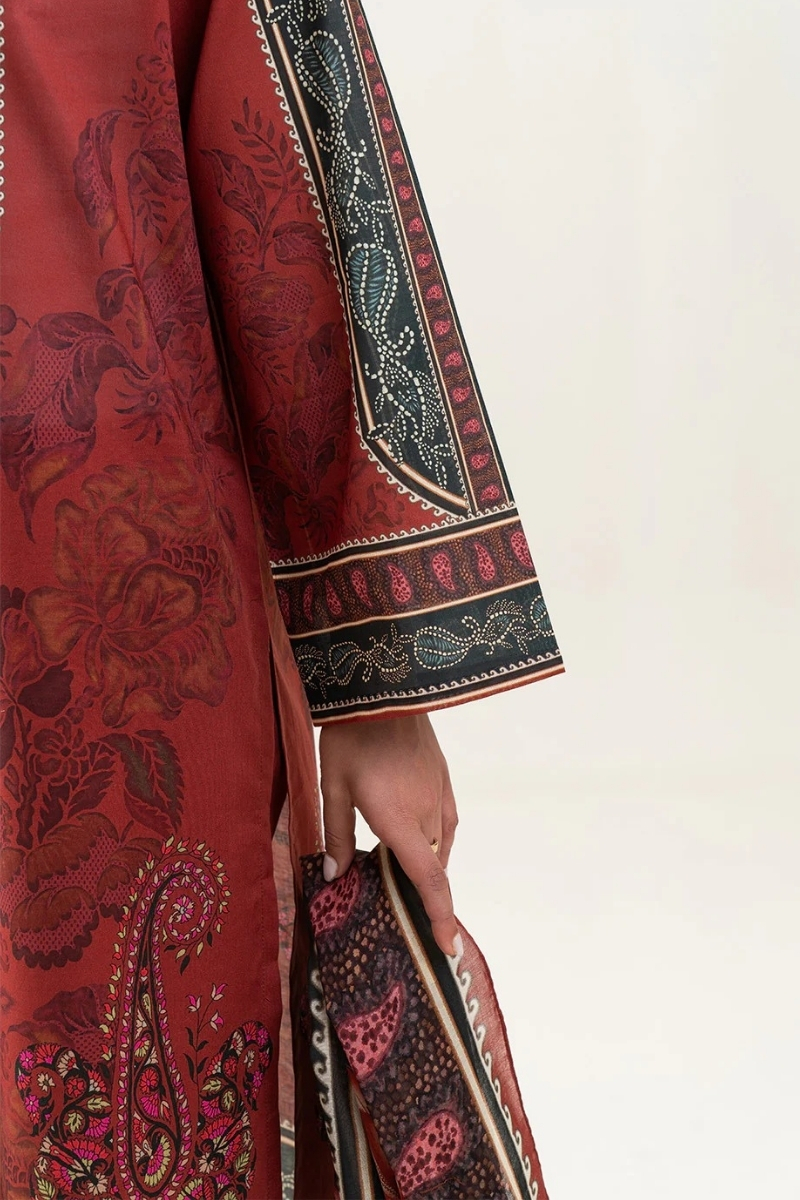 Mahnur Original - 3 Pcs Embroidered Luxury Lawn Suit with Lace and…