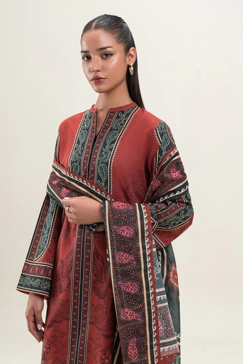 Mahnur Original - 3 Pcs Embroidered Luxury Lawn Suit with Lace and…