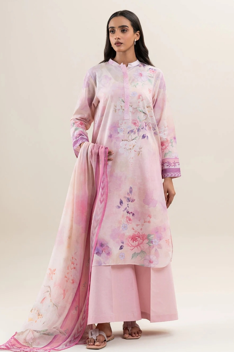 Mahnur Original - 3 Pcs Embroidered Luxury Lawn Suit with Lace and…