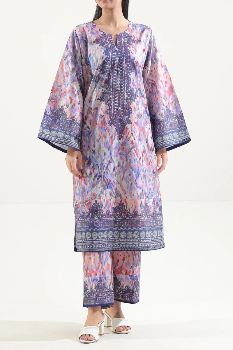 Saya Original - 3 Pcs Printed Lawn Suit with Lace and Hand Work…