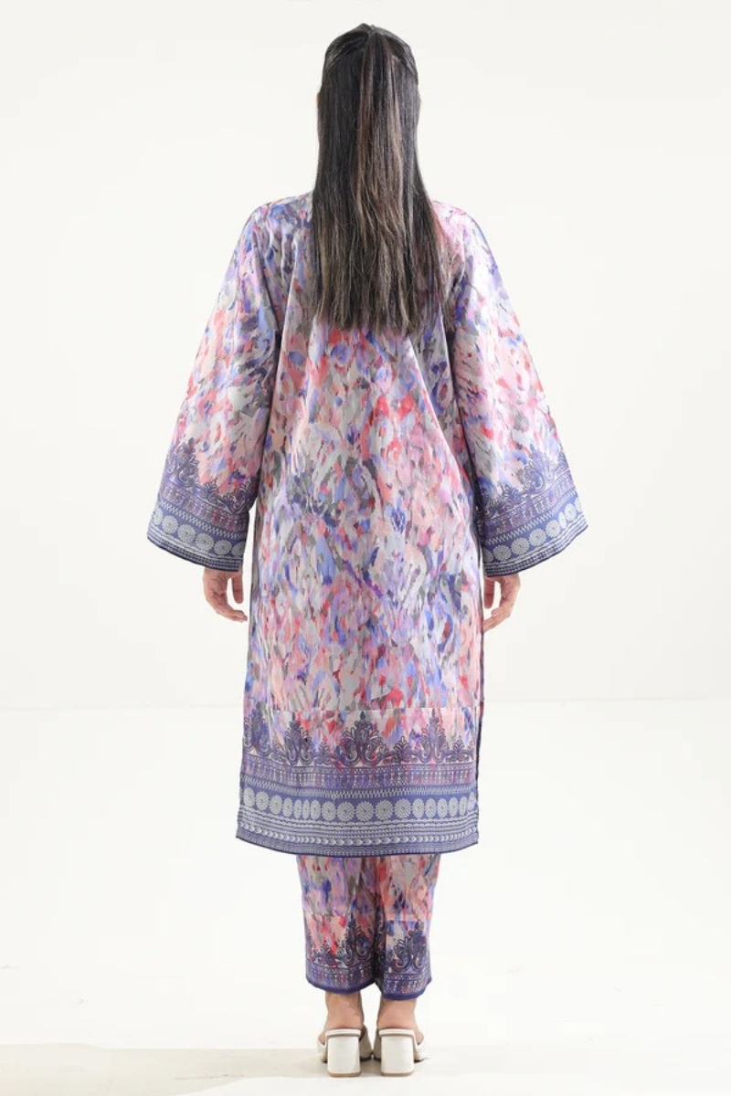 Saya Original - 3 Pcs Printed Lawn Suit with Lace and Hand Work…
