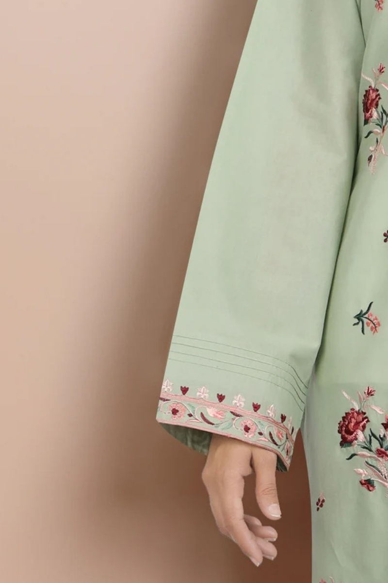 Saya Original - 3 Pcs Printed Lawn Suit with Lace and Hand Work…