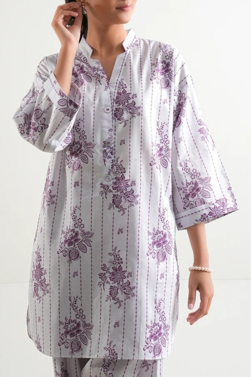 Saya Original - 3 Pcs Printed Lawn Suit with Lace and Hand Work…