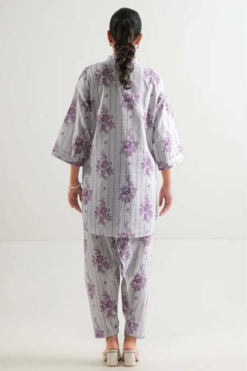 Saya Original - 3 Pcs Printed Lawn Suit with Lace and Hand Work…