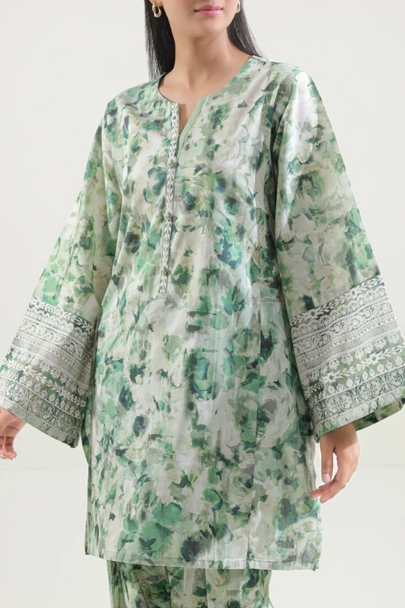 Saya Original - 3 Pcs Printed Lawn Suit with Lace and Hand Work…