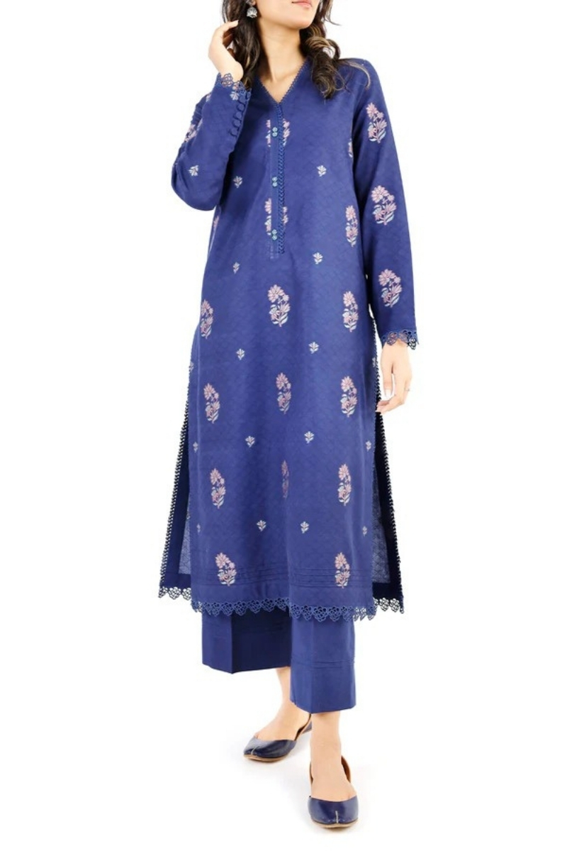 Saya Original - 3 Pcs Printed Lawn Suit with Lace and Hand Work…