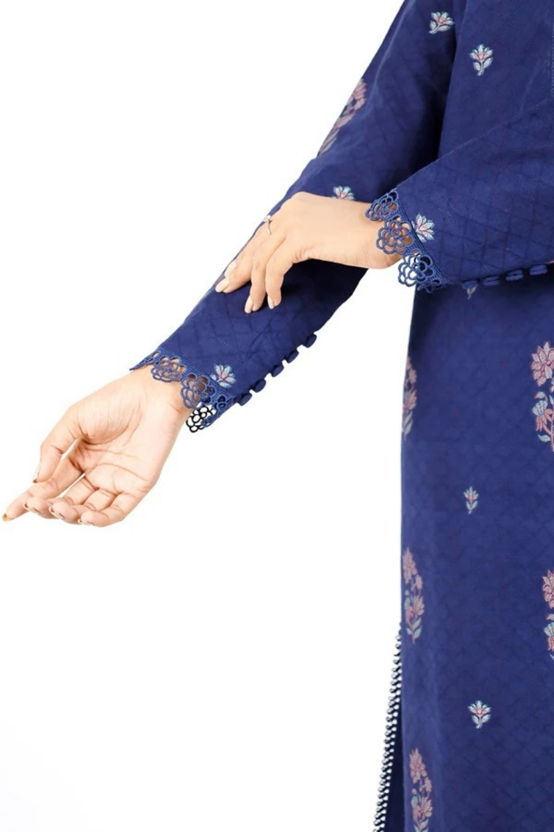 Saya Original - 3 Pcs Printed Lawn Suit with Lace and Hand Work…