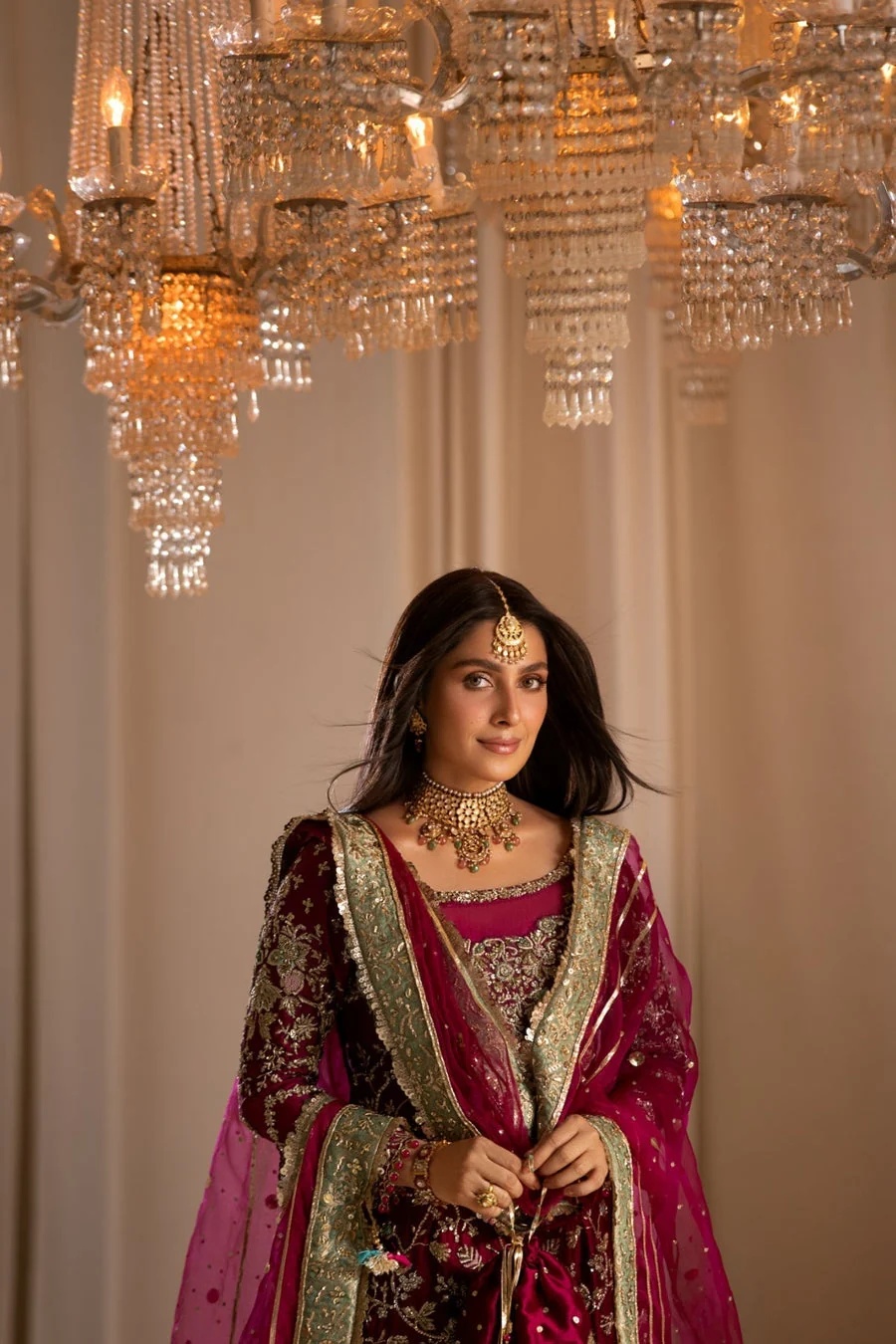 TABEER pakistani fashion outfit with coordinated formal styling.