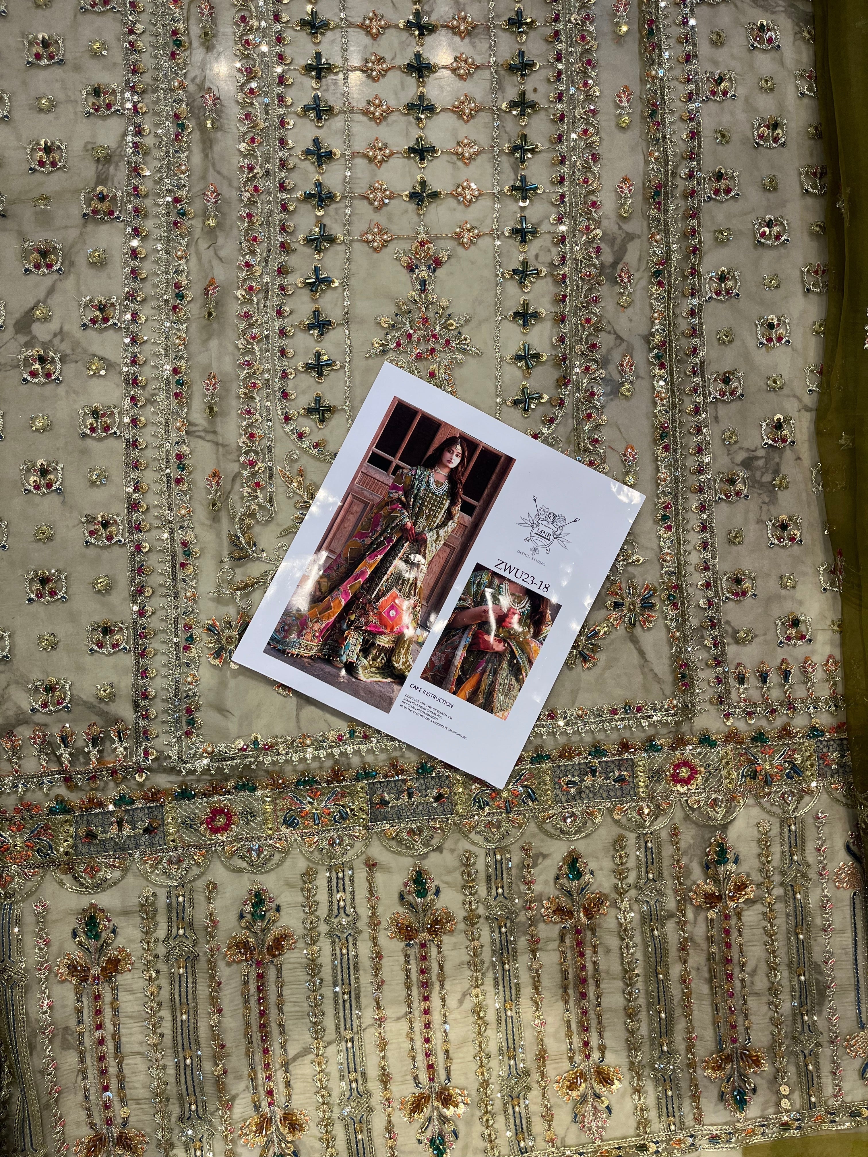 VIRAAS pakistani fashion outfit with coordinated formal styling.