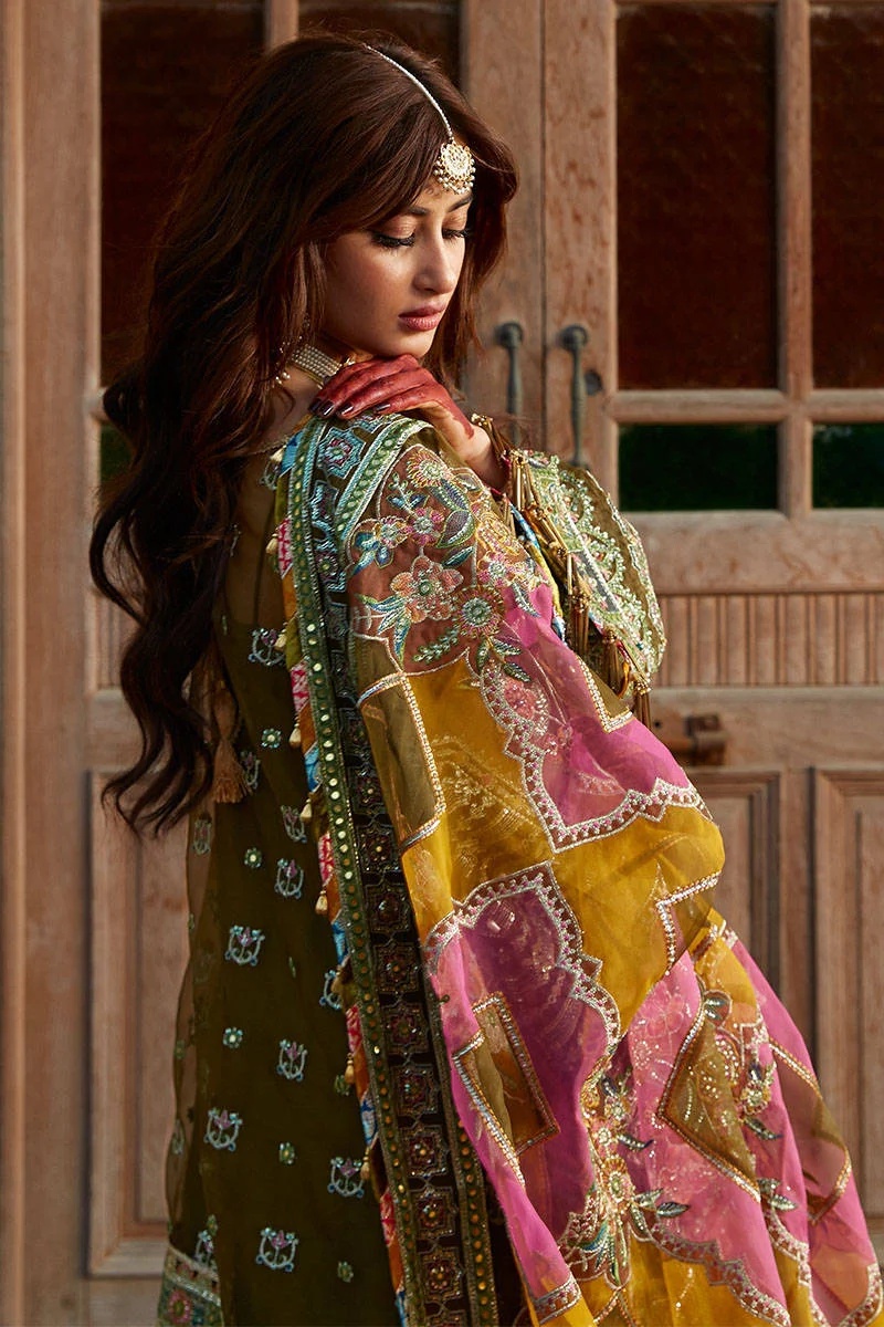 VIRAAS pakistani fashion outfit with coordinated formal styling.