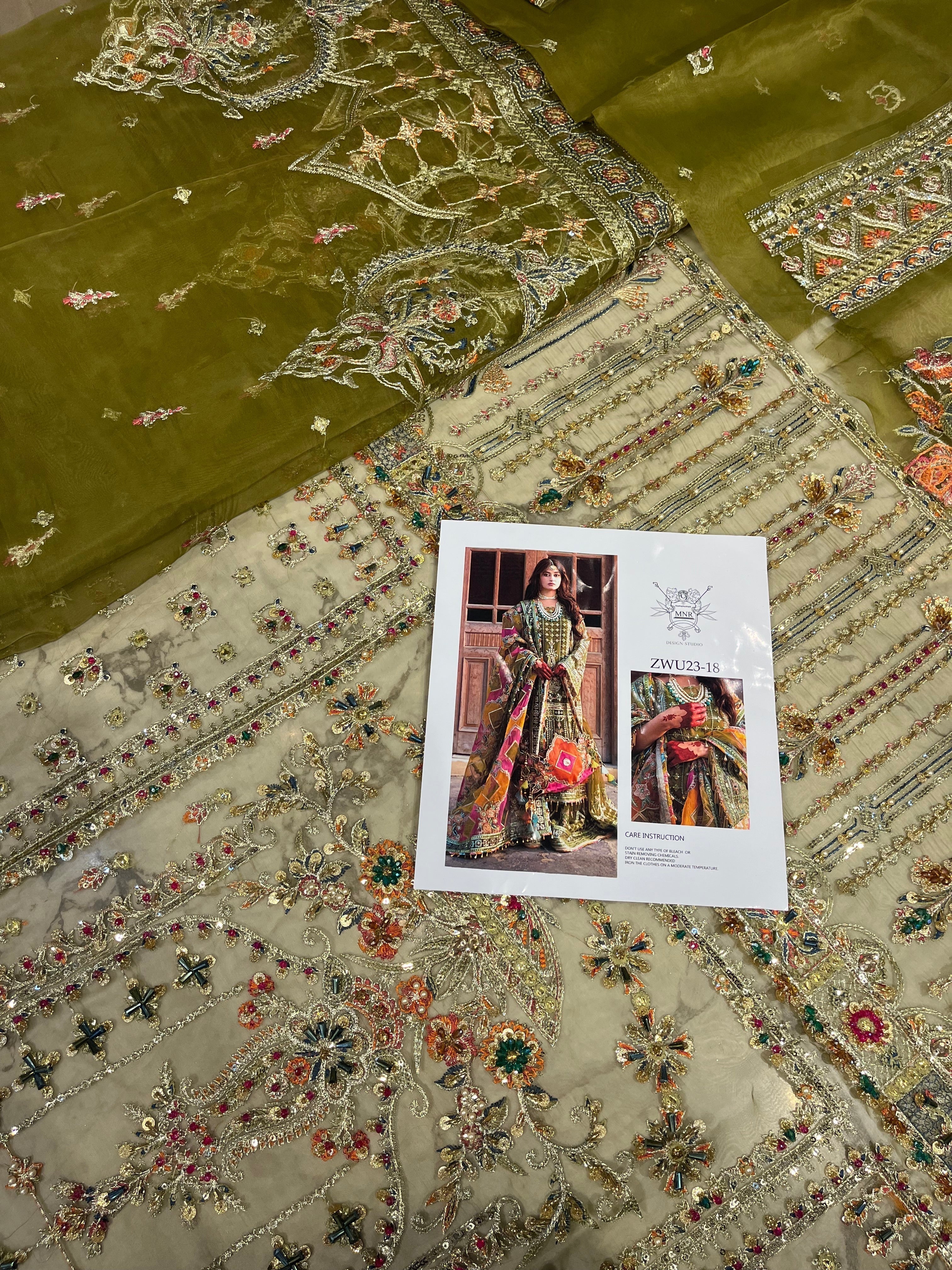 VIRAAS pakistani fashion outfit with coordinated formal styling.