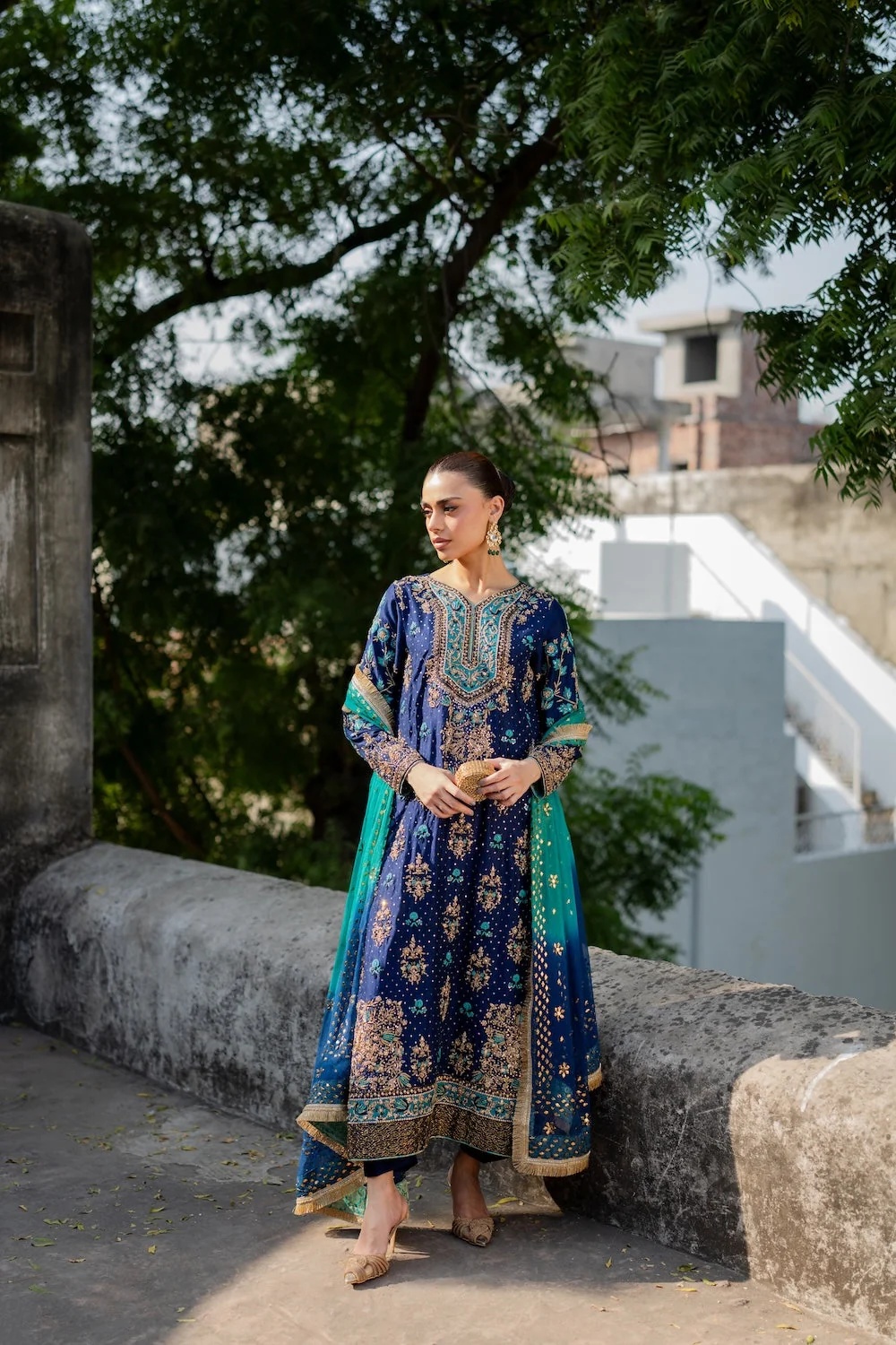 ZOHRA clothing in blue, turquoise tones.