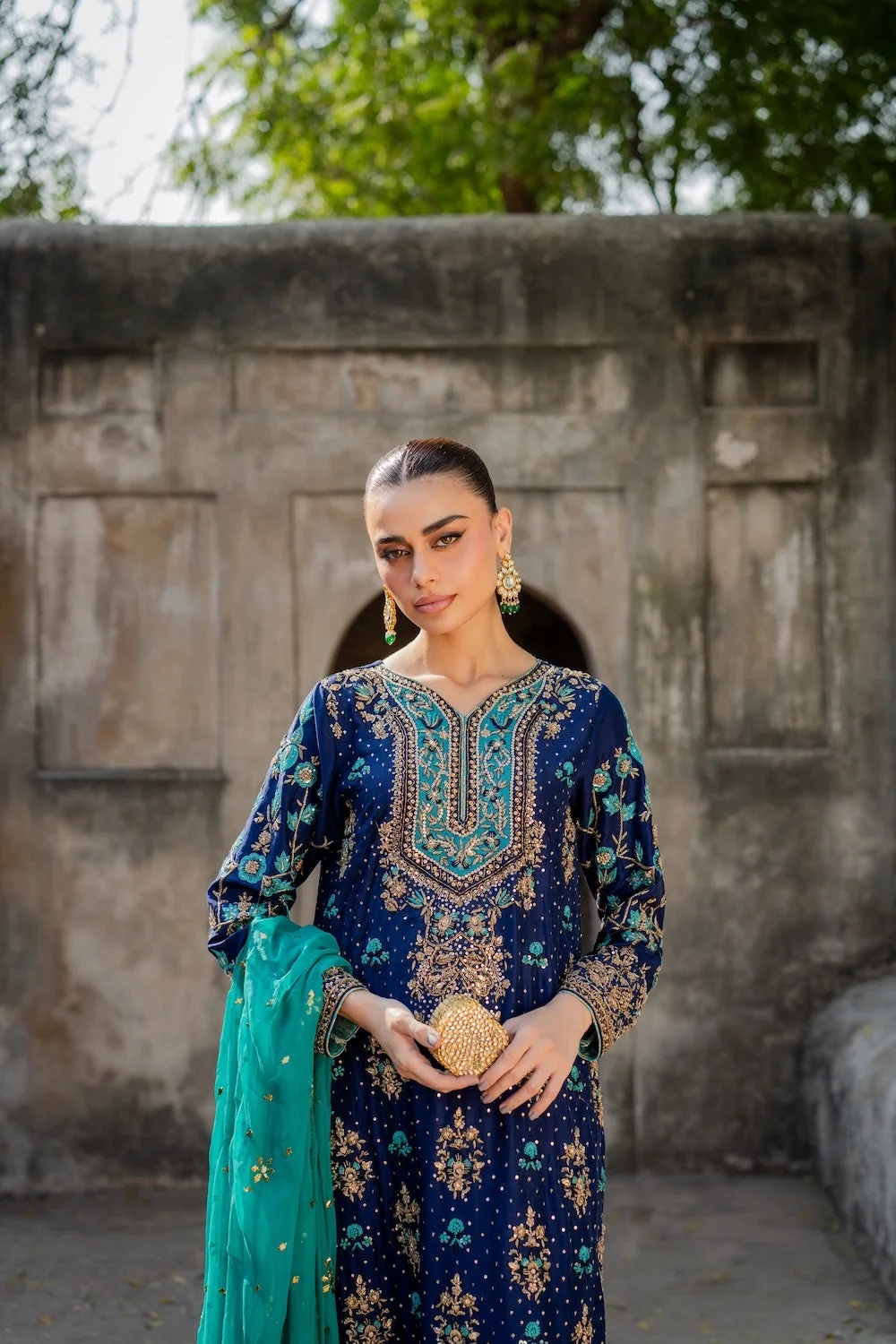 ZOHRA clothing in blue, turquoise tones.