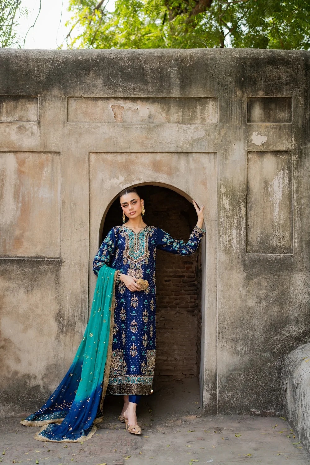 ZOHRA clothing in blue, turquoise tones.